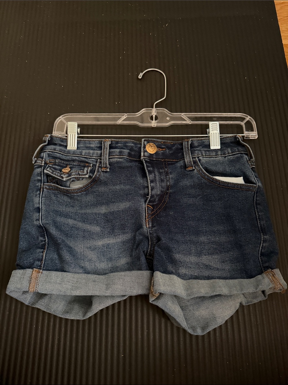 True Religion Jayde Mid Rise Short